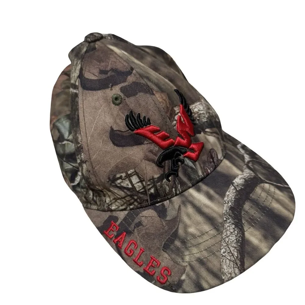 Eastern Washington University Eagles camo baseball hat cap